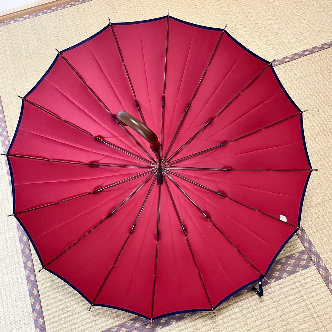 小宮商店「かさね」55cm 16本骨 甲州織 晴雨兼用 高級 日本製 手作り長傘