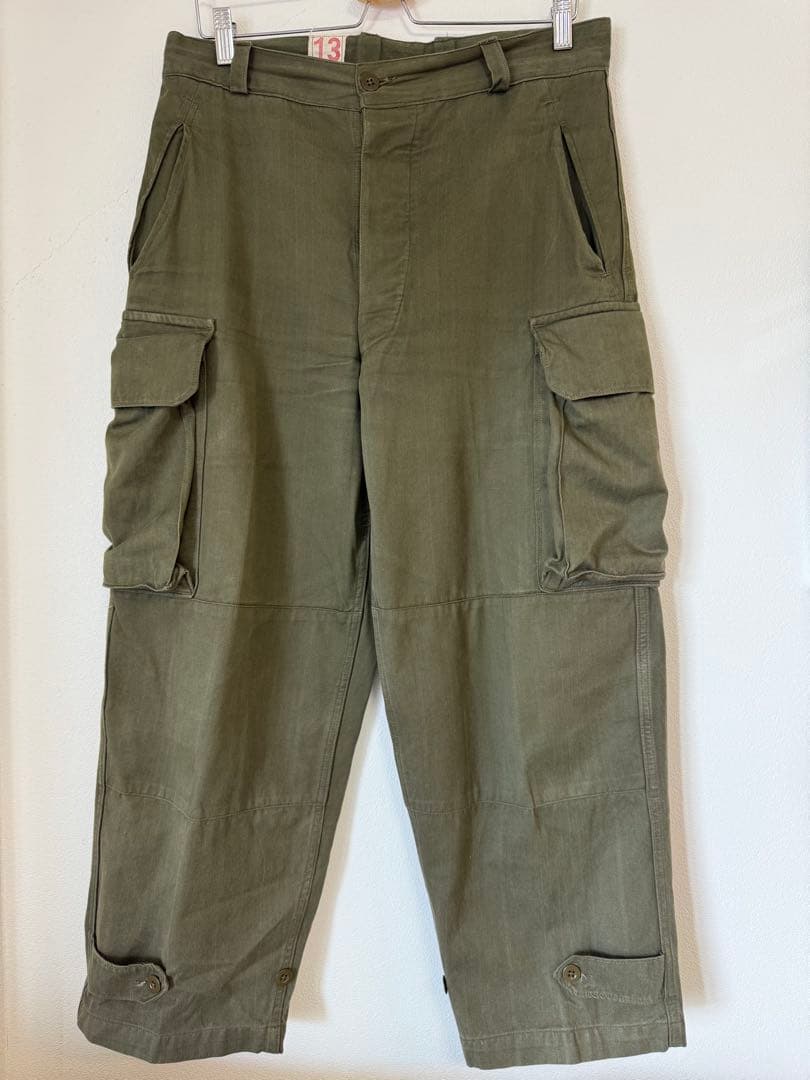 レ*ド様 フランス軍　後期型　M47 カーゴパンツ　ヘリンボーン　13サイズ　美