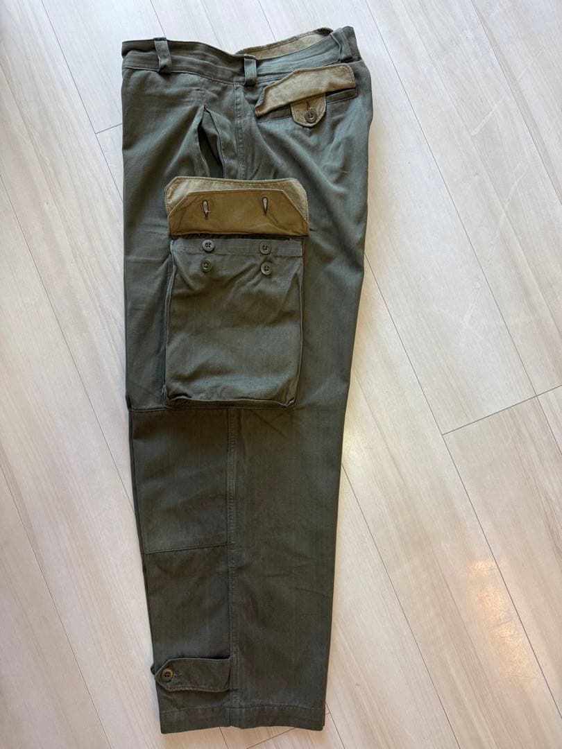 レ*ド様 フランス軍　後期型　M47 カーゴパンツ　ヘリンボーン　13サイズ　美