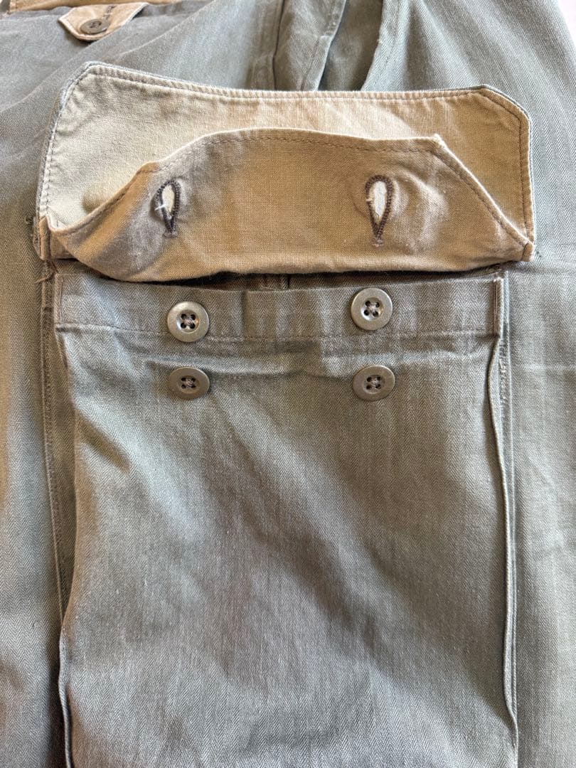 レ*ド様 フランス軍　後期型　M47 カーゴパンツ　ヘリンボーン　13サイズ　美