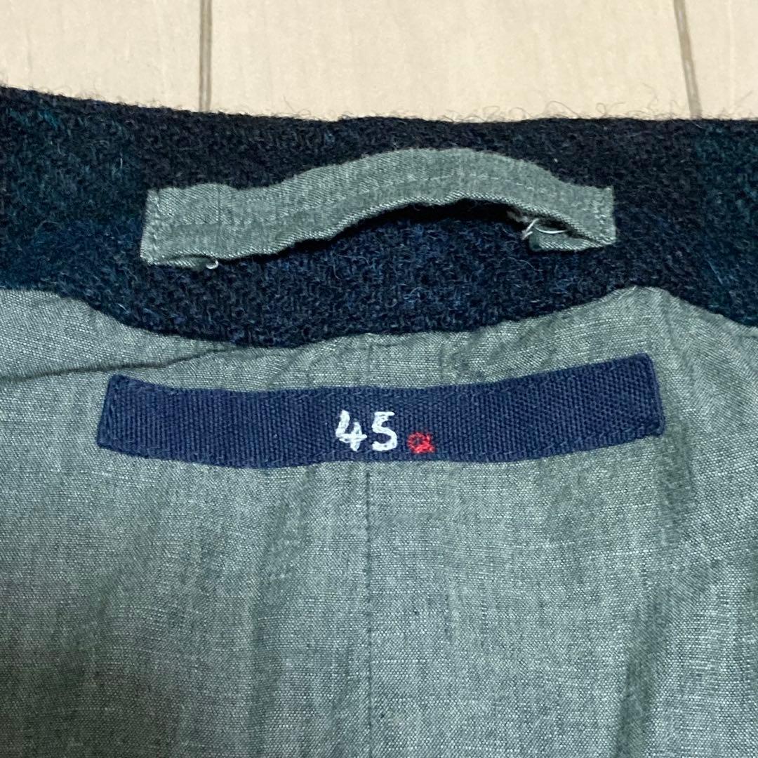 45R ブラックウォッチ ウールベスト　チェック柄　ユニセックス　4