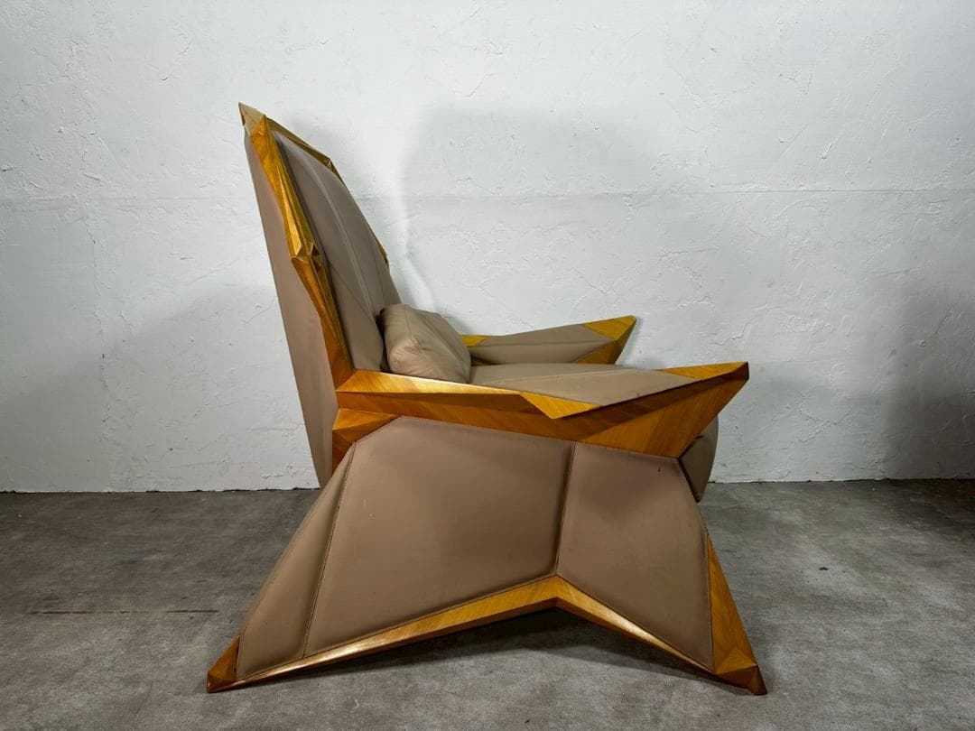 『イタリア製』ラグジュアリーチェア ラウンジチェア シングルソファ RWso65