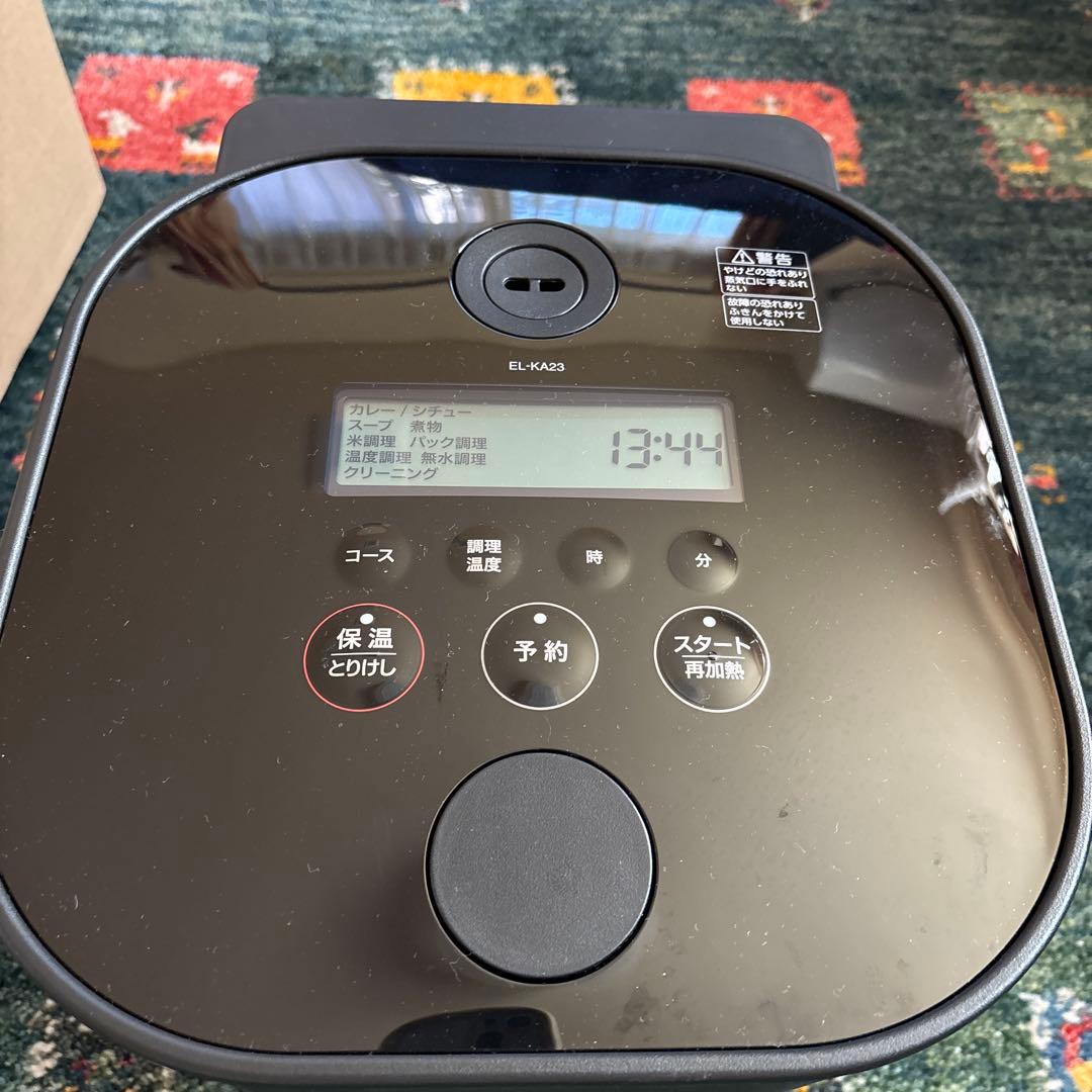 専用⭐️1回のみ使用⭐️ 象印　自動調理なべ　EL-KA23-BA