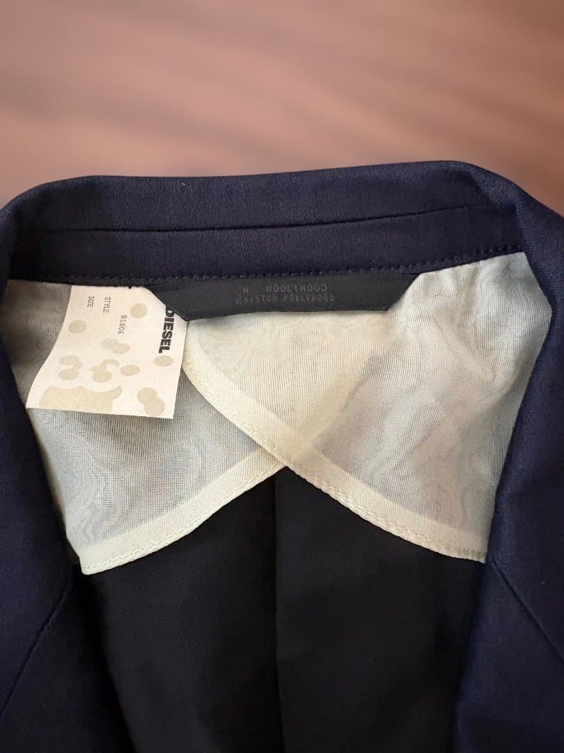 <檄レア美品>DIESEL/N.HOOLYWOODコラボジャケット ネイビー40