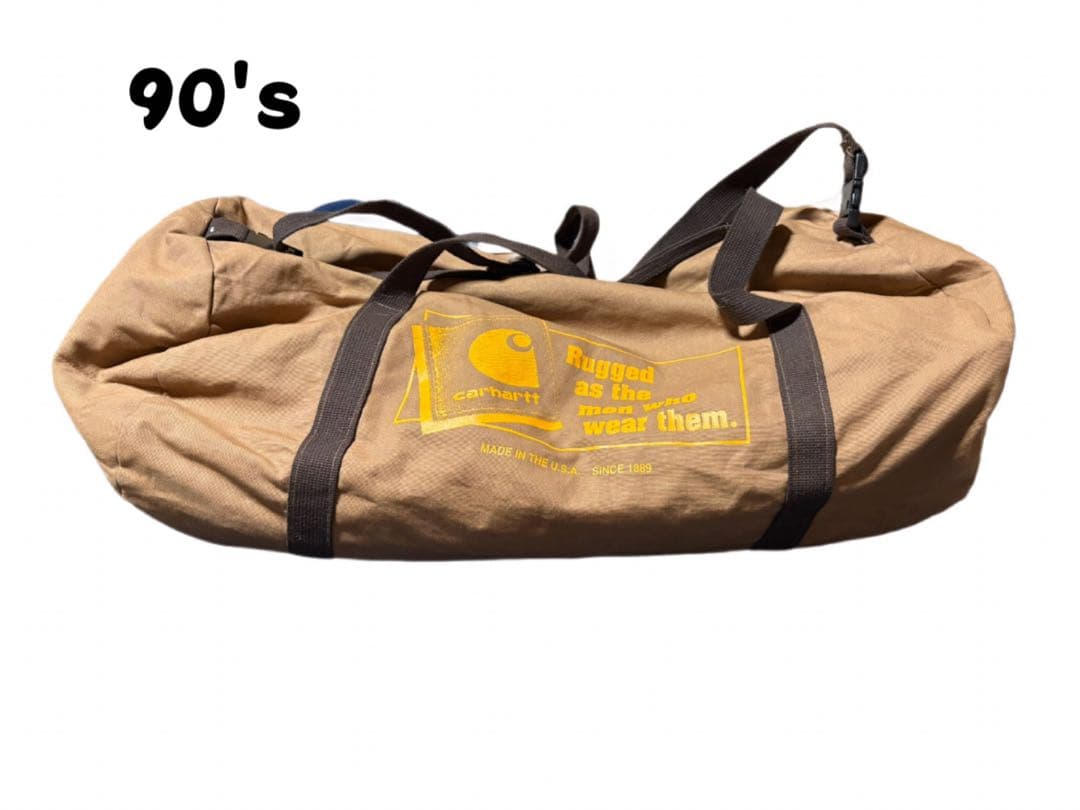 カーハート Carhartt 90s USA製 ブラウンダッグ ボストンバッグ