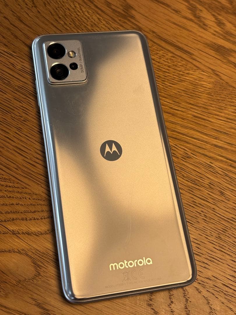 中古 motorola moto g32 スマートフォン シルバー
