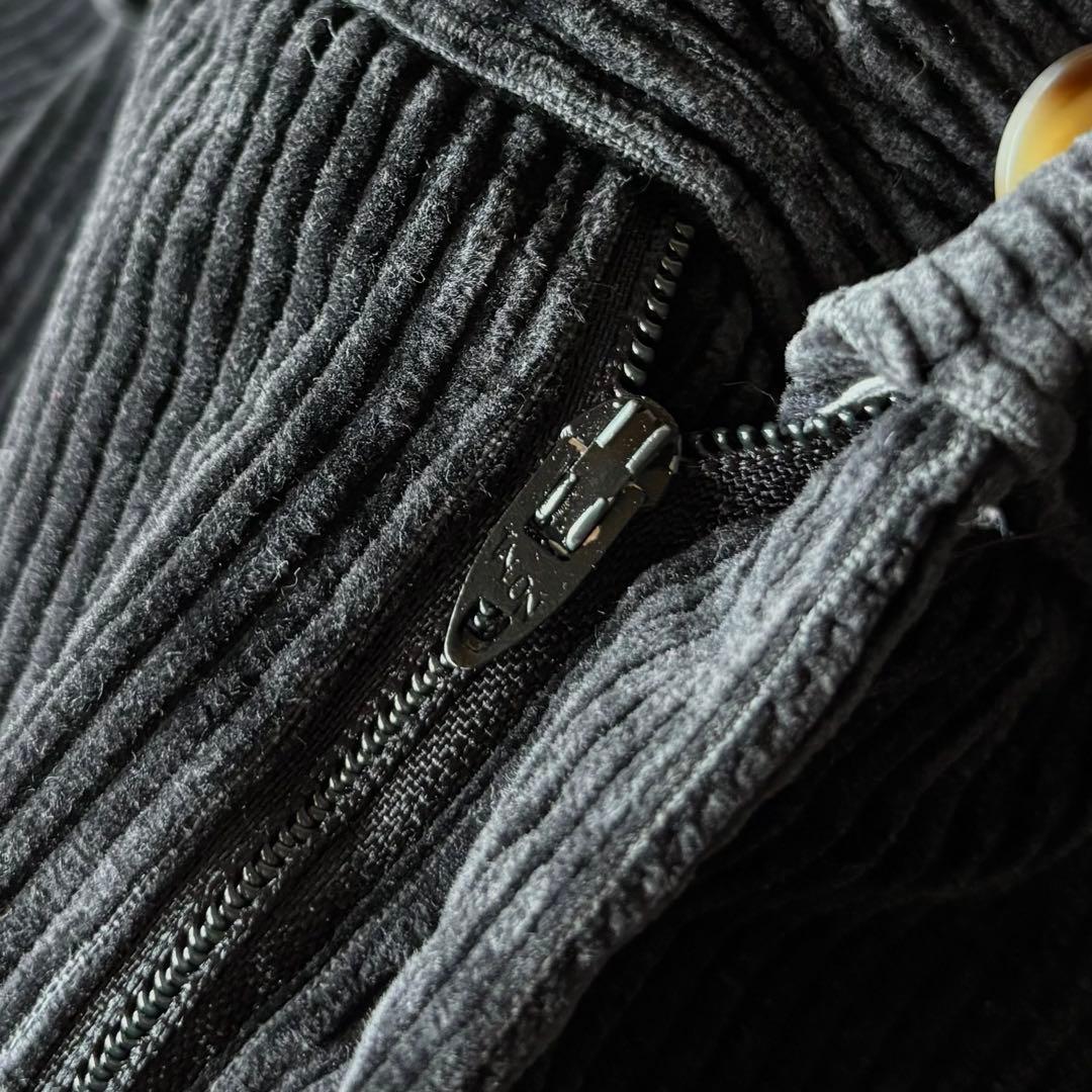 【USA製】90s LANDS'END 太畝コーデュロイパンツ 黒 W33L28