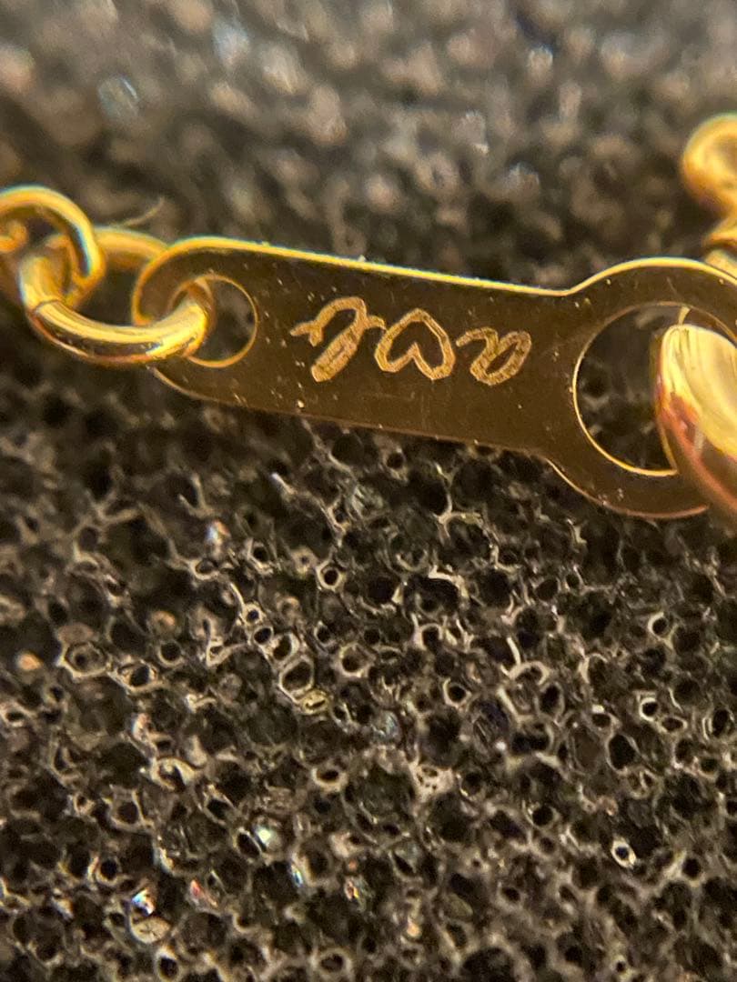 AHKAH アーカー K18 ダイヤモンドプチネックレス