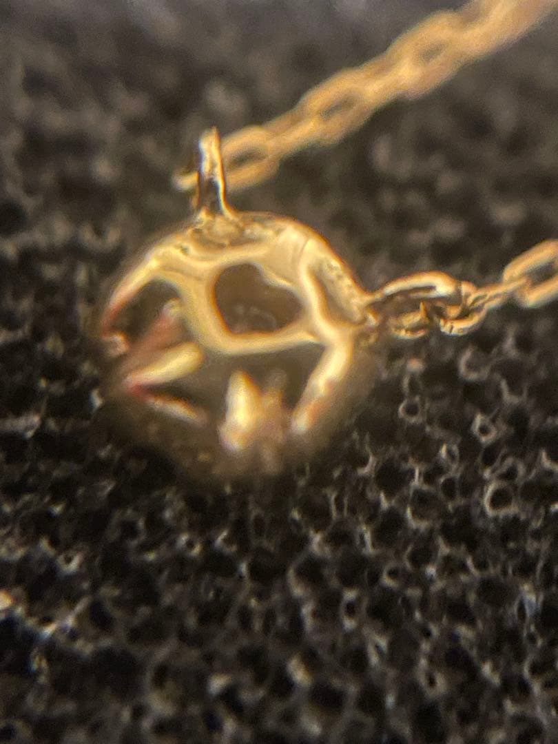 AHKAH アーカー K18 ダイヤモンドプチネックレス