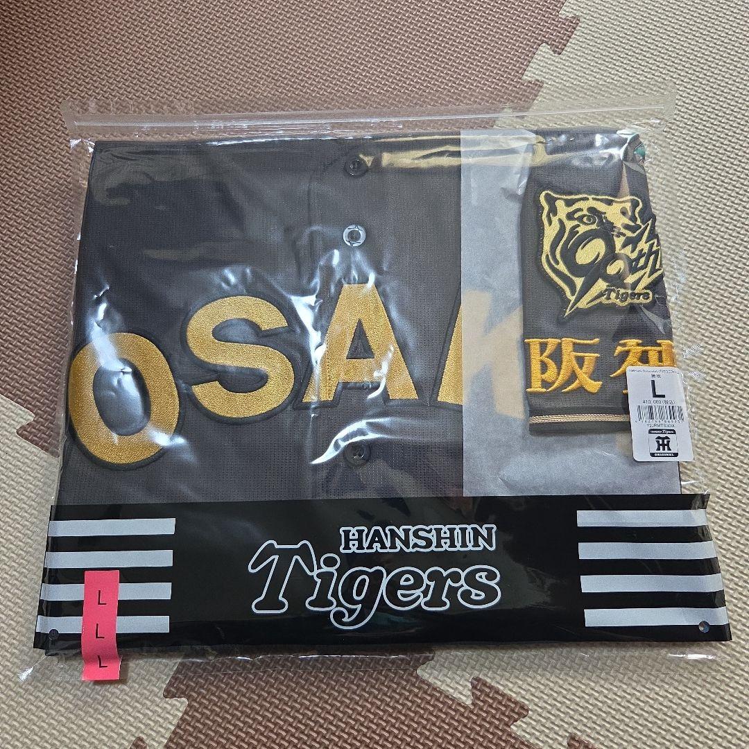阪神タイガース レプリカユニフォーム　ブラックユニ　ジョーシンワッペン