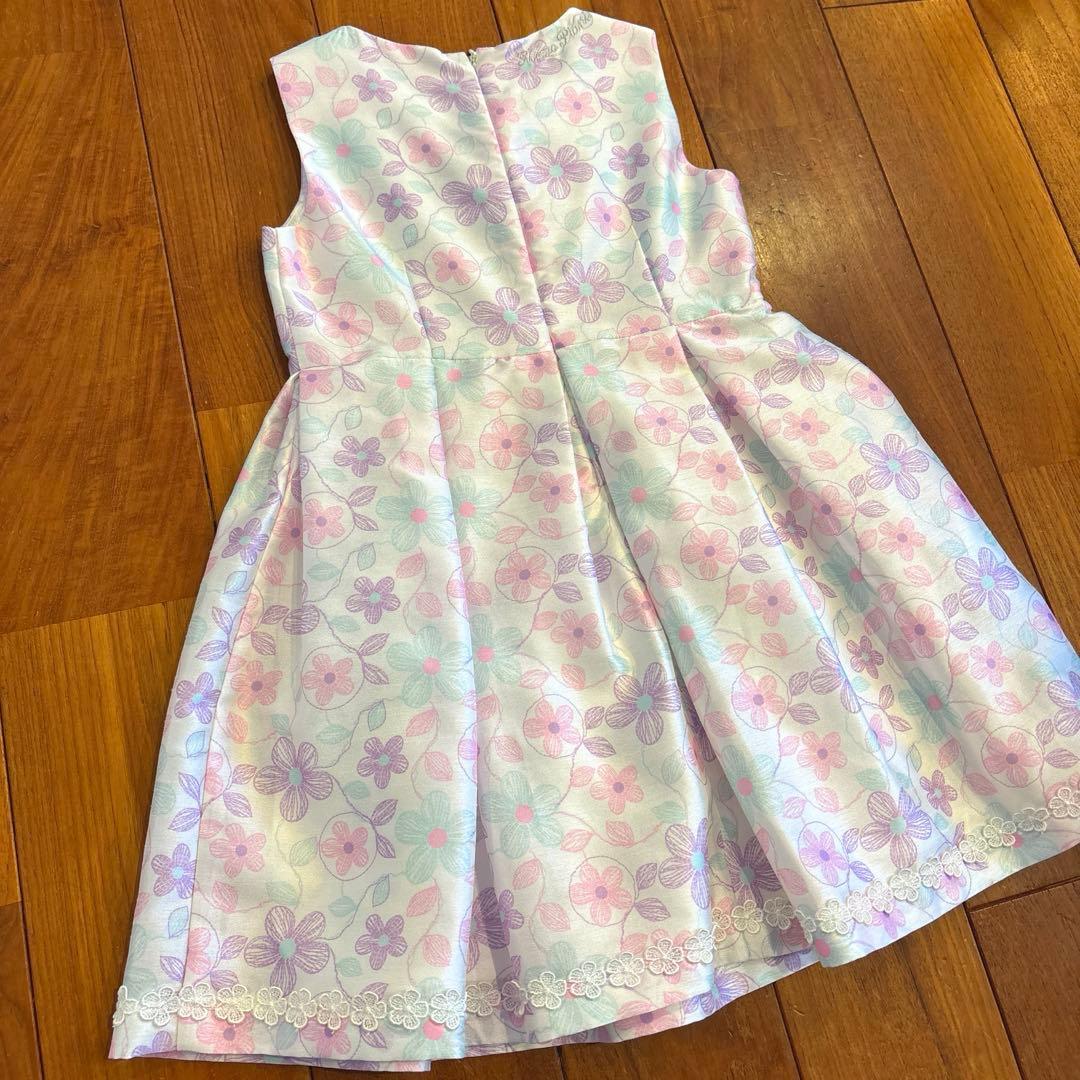 mezzo piano メゾピアノ花柄ドレスとジャケットセット 120cm