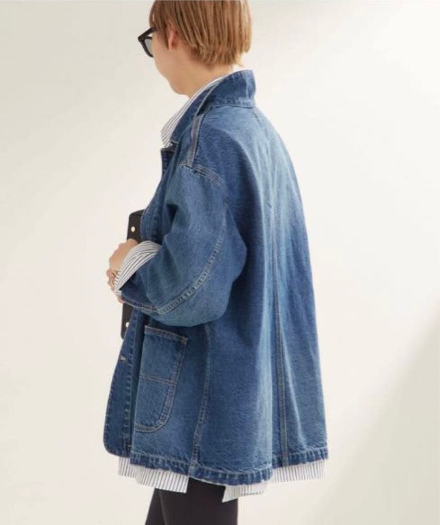 【タグ付】plage プラージュ　デニムカバーオール