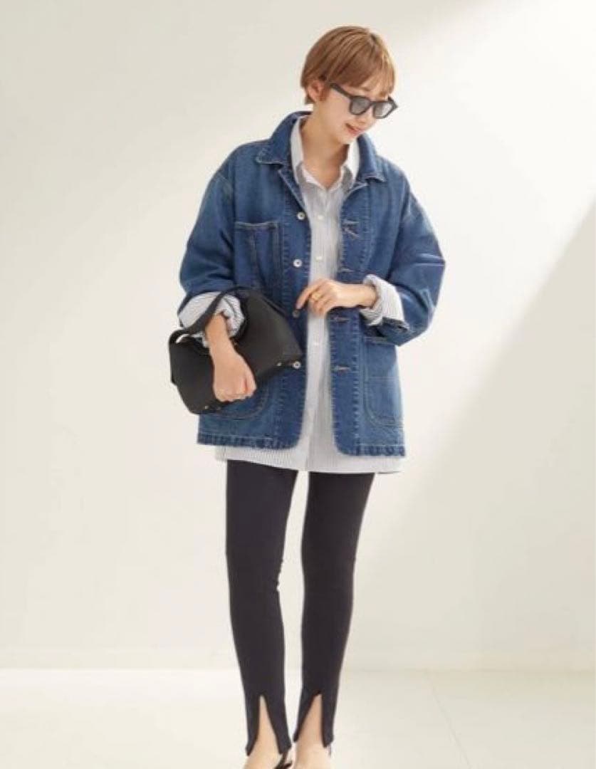 【タグ付】plage プラージュ　デニムカバーオール