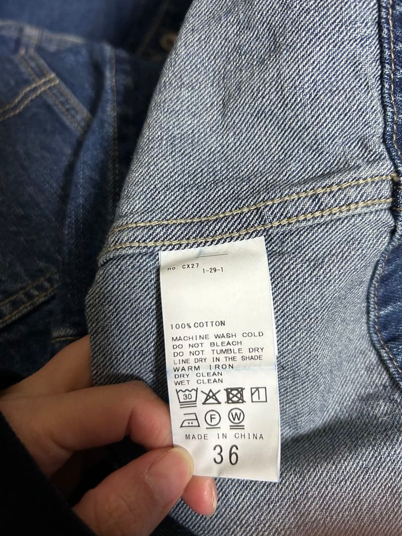 【タグ付】plage プラージュ　デニムカバーオール