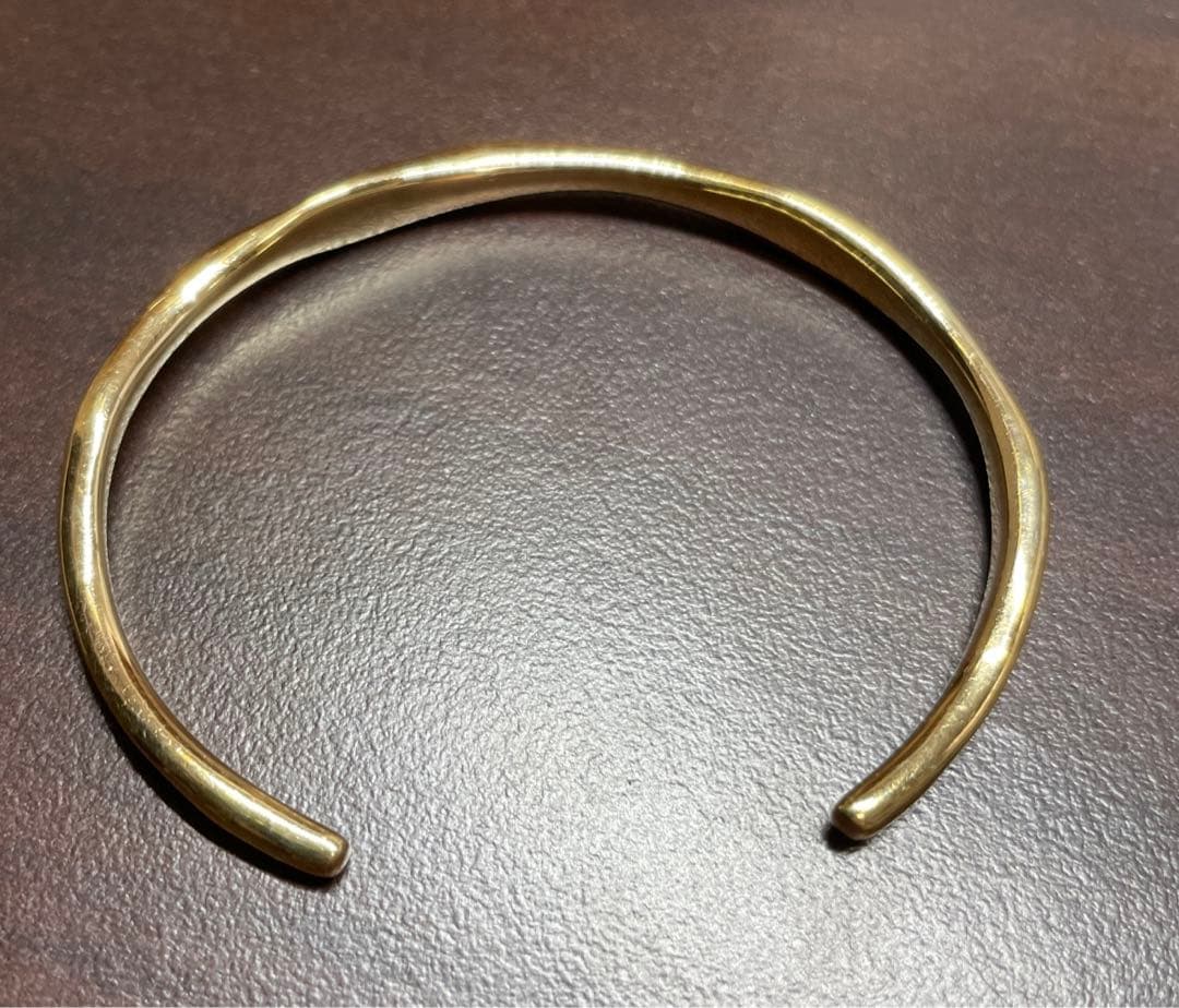 ジュエッテ　jouete バングル クラフト　ゴールド