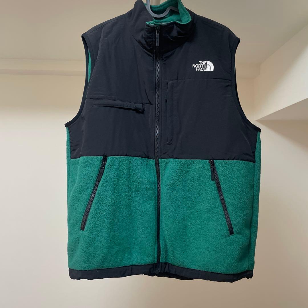 ノースフェイス デナリベスト 緑 Mサイズ
