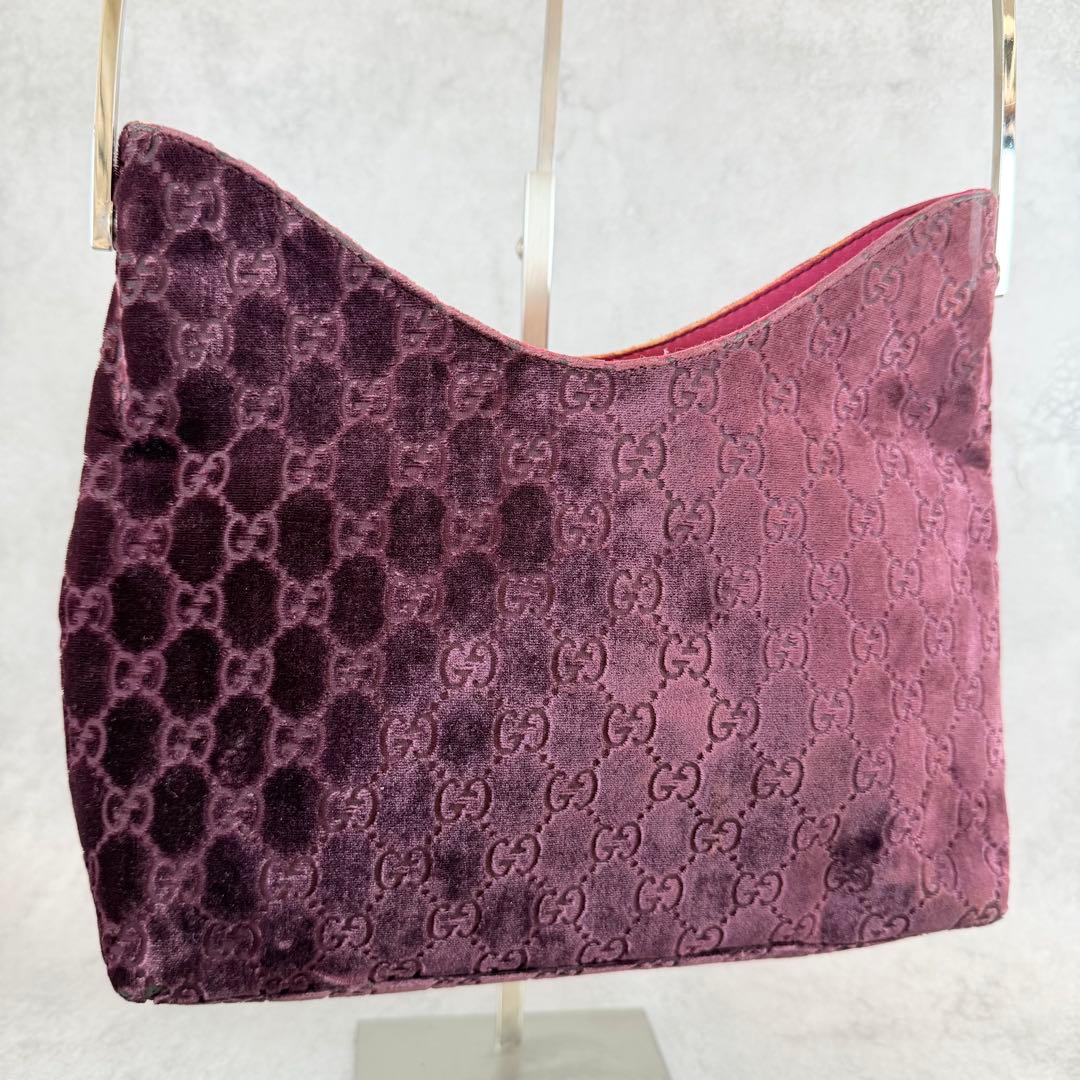 バッグ Vintage Gucci Purple Velvet Bag