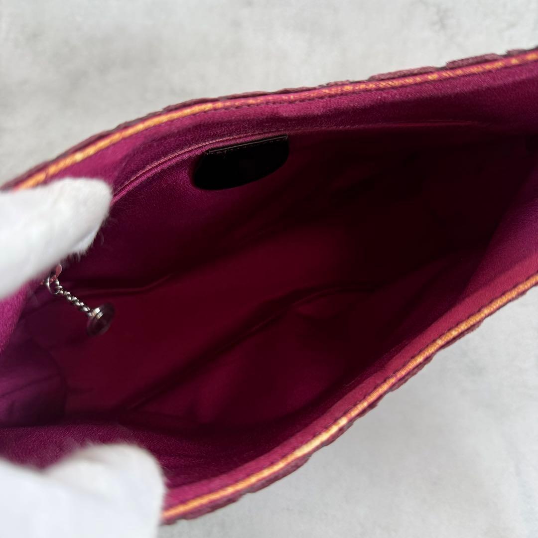 バッグ Vintage Gucci Purple Velvet Bag