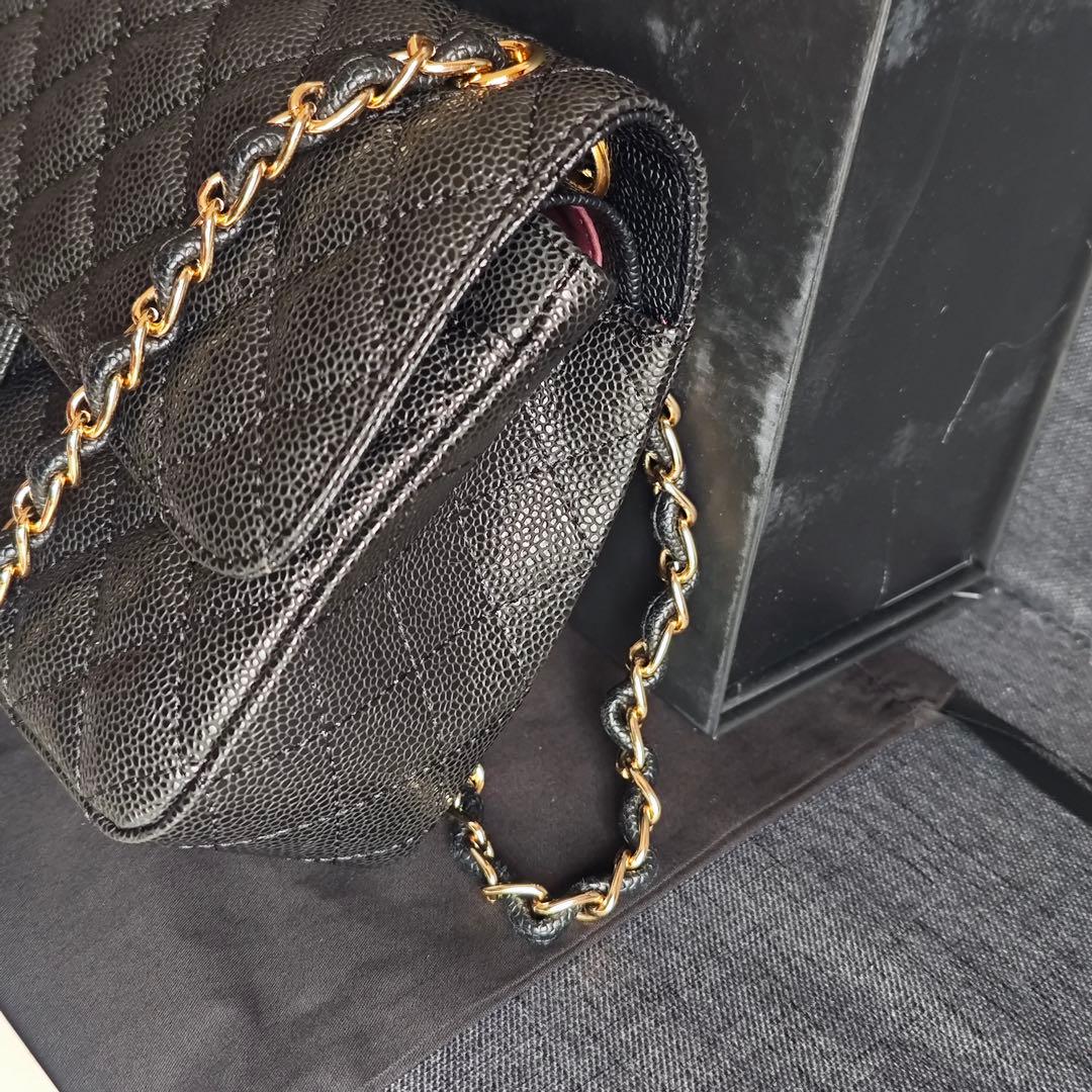 24時間以内発送 ブラック レザー ショルダーバッグ