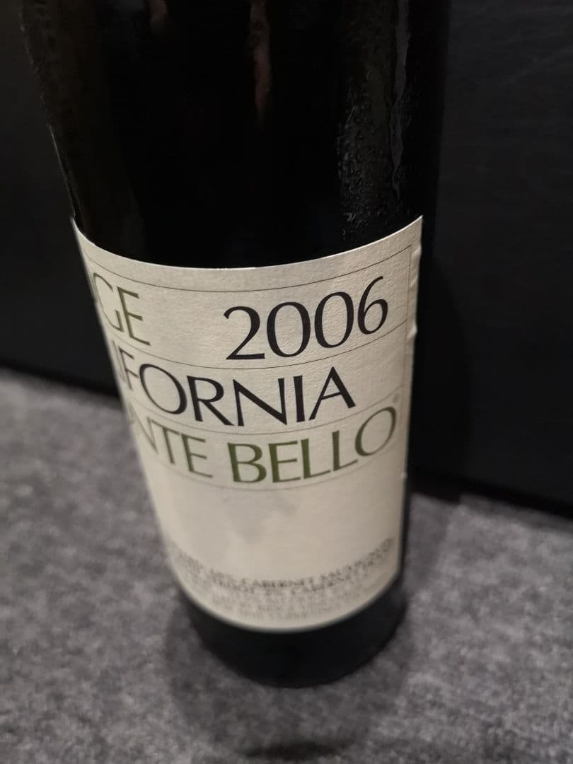 Ridge 2006 Monte Bello リッジ モンテベッロ