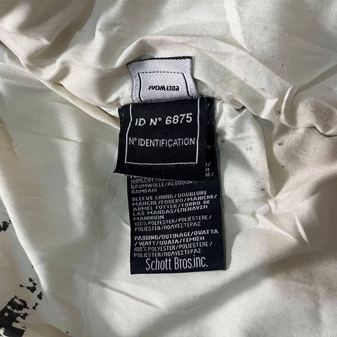 Schott ボンバージャケット レディース ラムレザー M 黒 古着 00s