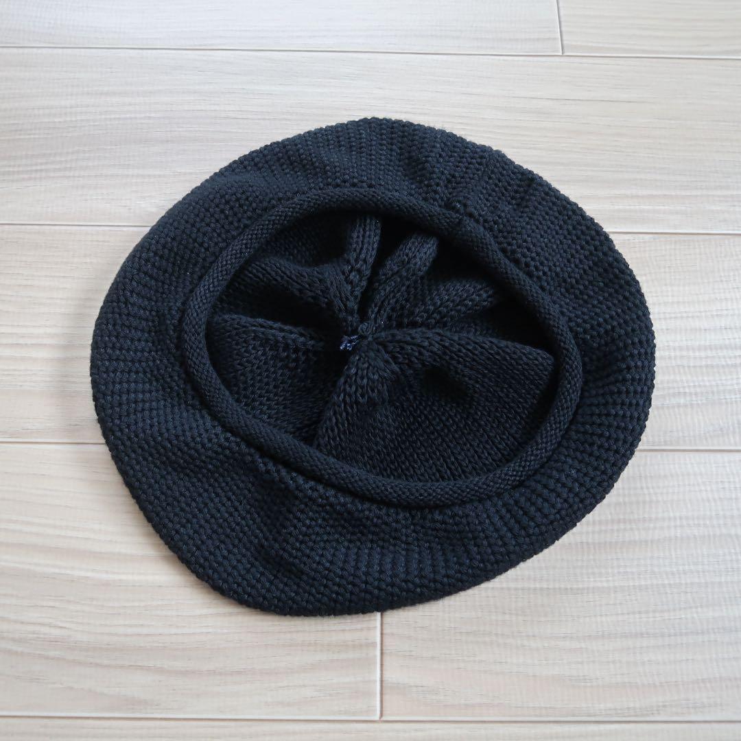 Racal KINT BERET ベレー帽 ラカル ニットベレー ブラック