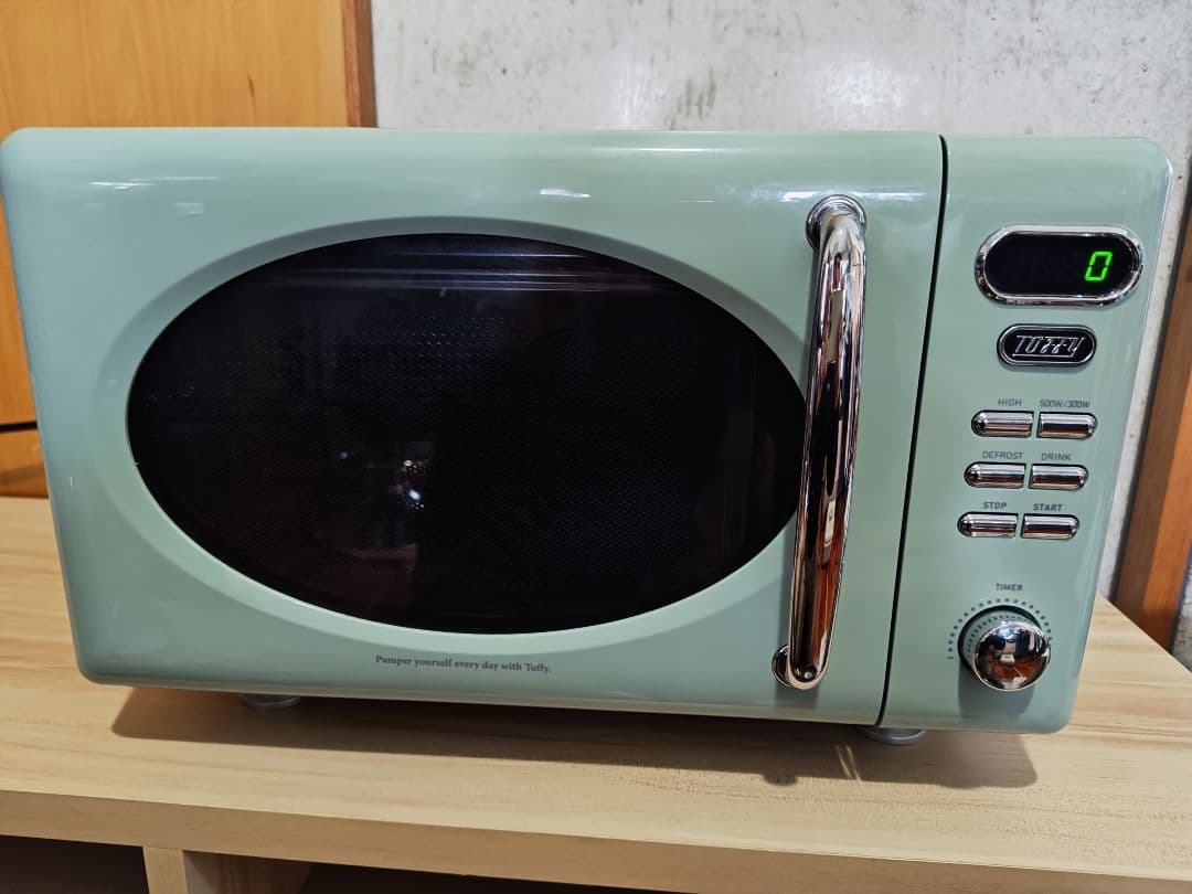 2021年製 LADONNA Toffy 電子レンジ ミントグリーン
