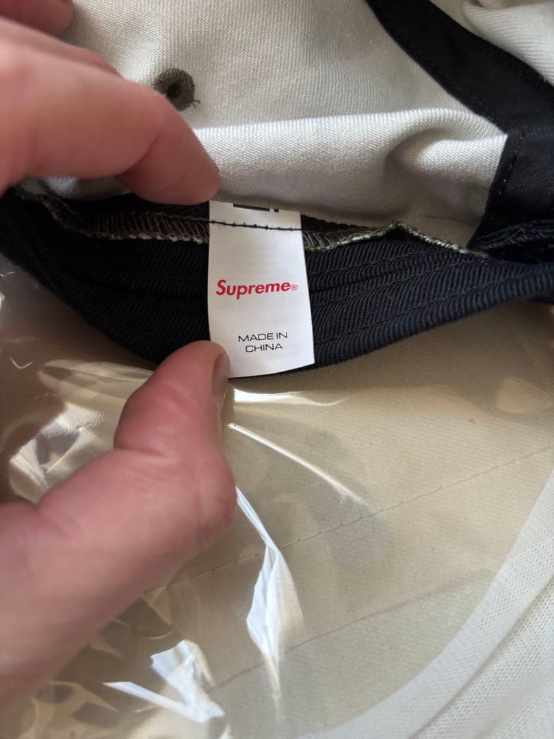 SupremeシュプリームWashed Chino Twill Camp Cap
