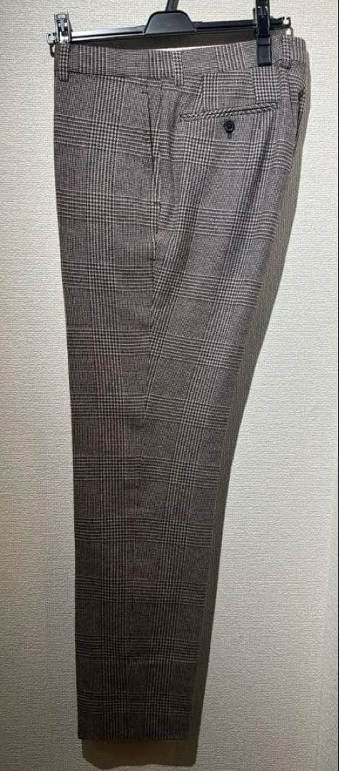 k*u様 スーツセレクト AB5 チェック柄 ウール ダブル スーツ
