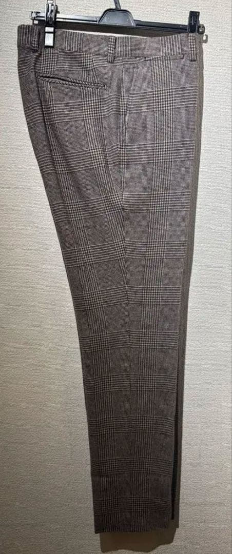 k*u様 スーツセレクト AB5 チェック柄 ウール ダブル スーツ
