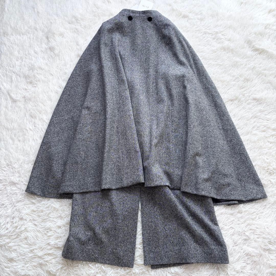 ELIN エリン Tweed inverness coat インバネス コート