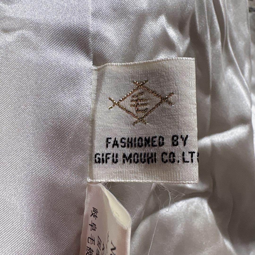 高級 毛皮 コート 狐 SAGA FOX 銀サガ シルバーフォックス ハーフ丈