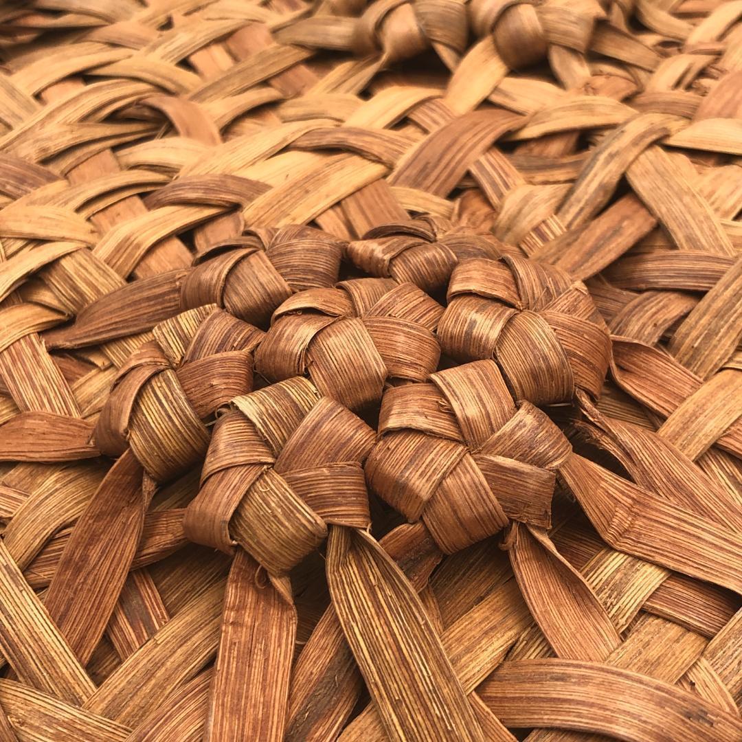 山葡萄バッグ　乱れ編み　花編み　内布付　新品　山ぶどう　籠バッグ　ハンドバッグ