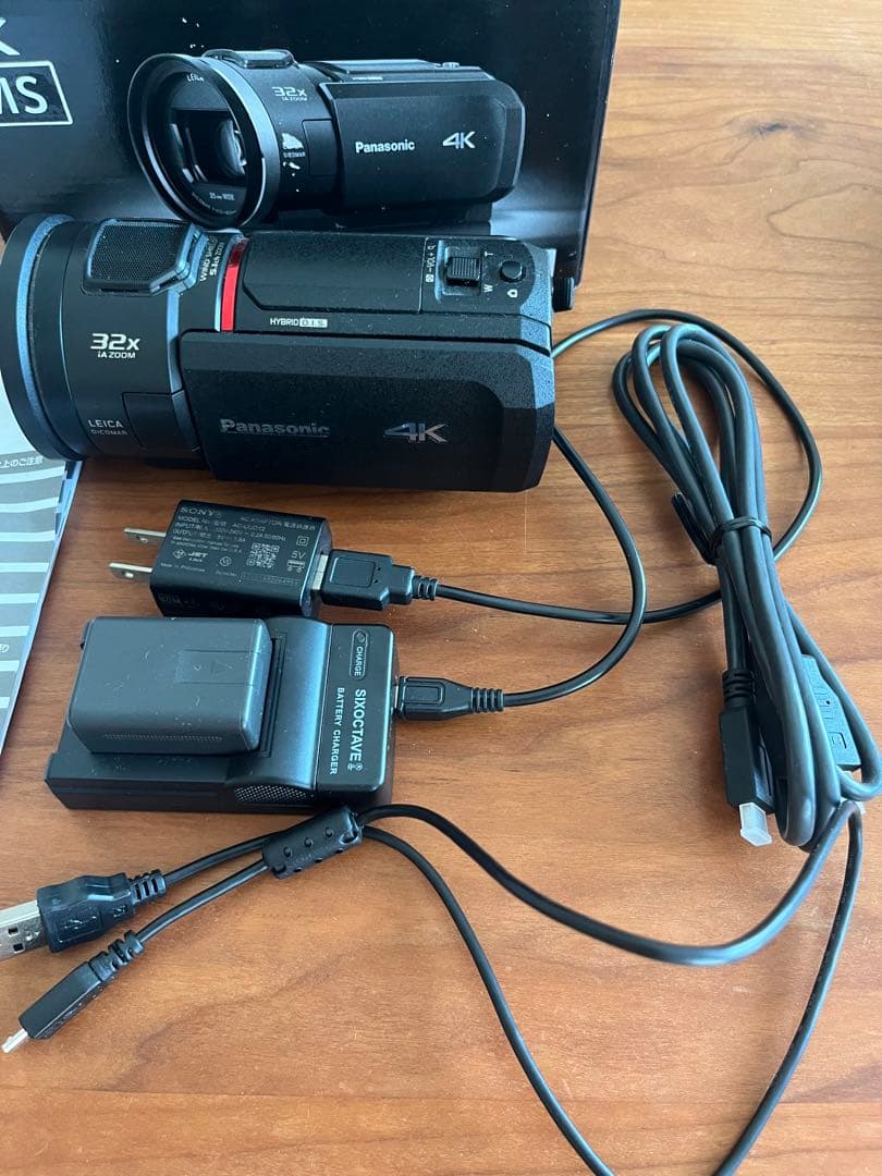 【美品】Panasonic HC-VX2MS 4K ビデオカメラ