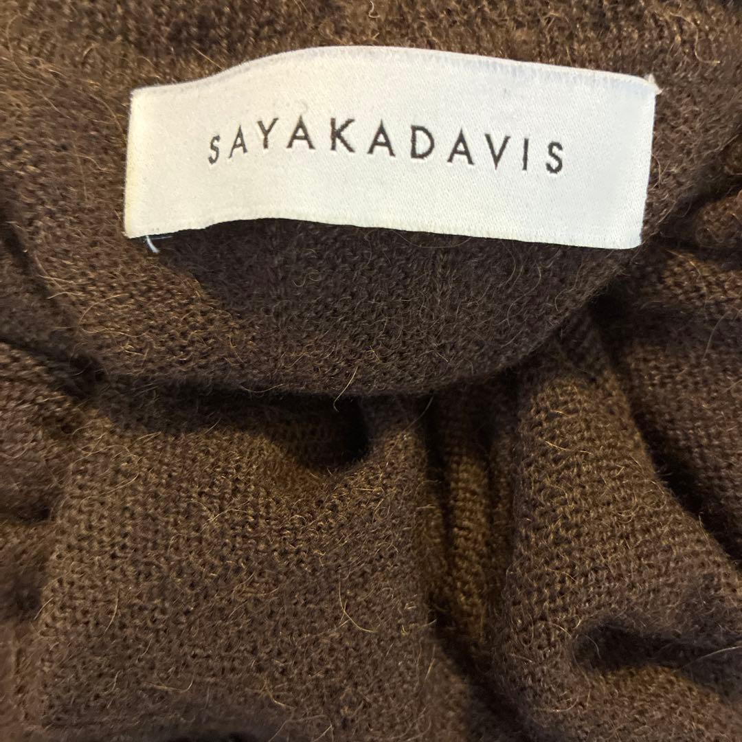 SAYAKA DAVIS ブラウン ニットワンピース