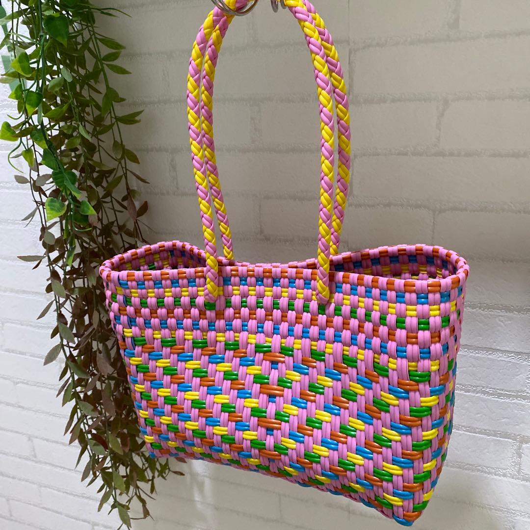 【ゆか】カゴバッグ♡メルカド♡新品♡ハンドメイド♡