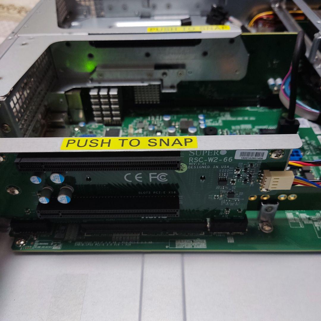 x11dpu 40コア80スレッドi9超/96GB/office/2000W電源