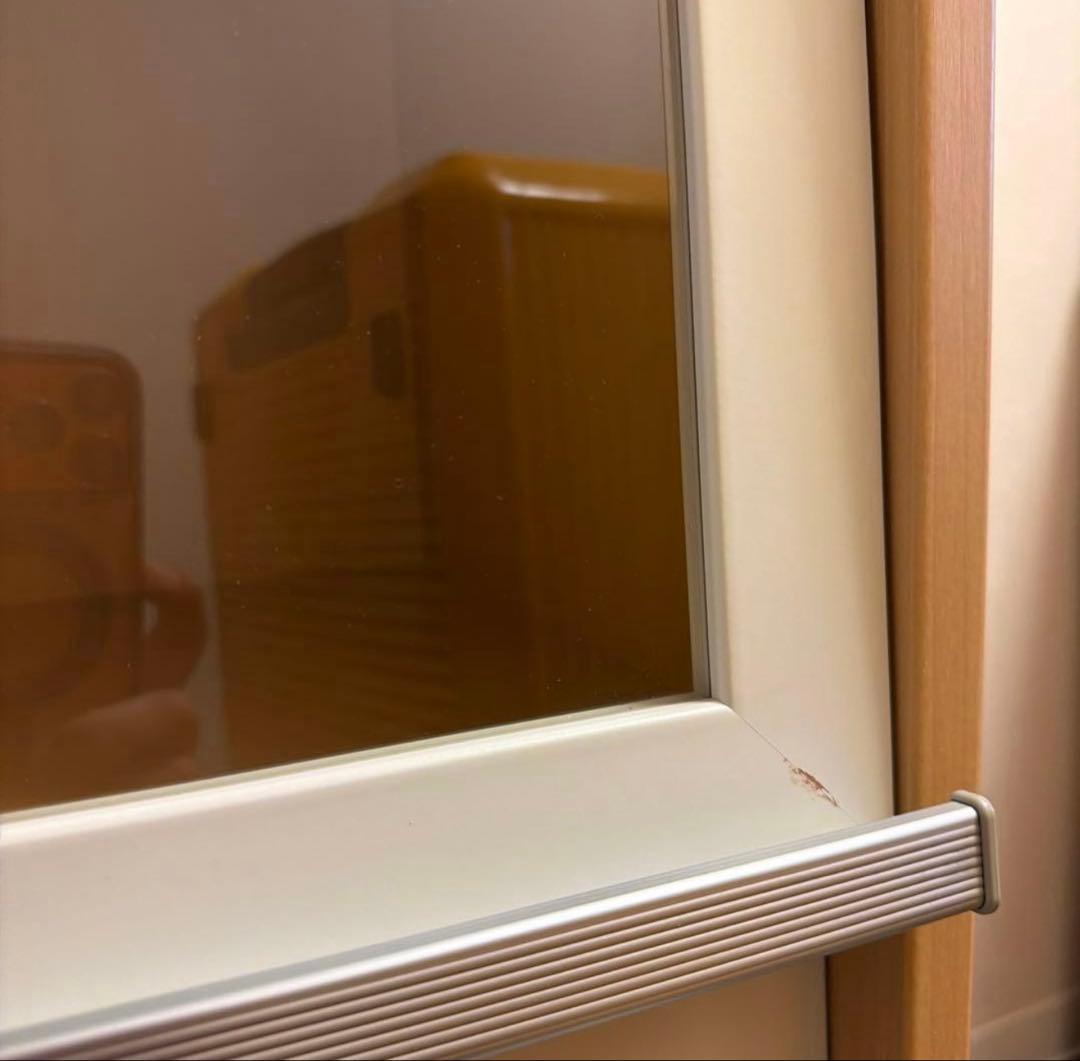 【hige】　大塚家具　本棚扉付き　高さ180センチ