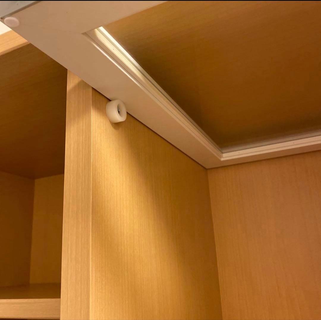 【hige】　大塚家具　本棚扉付き　高さ180センチ