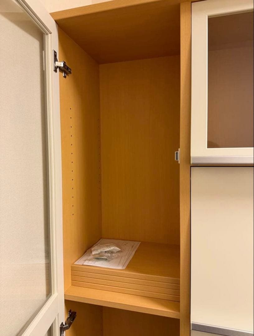 【hige】　大塚家具　本棚扉付き　高さ180センチ