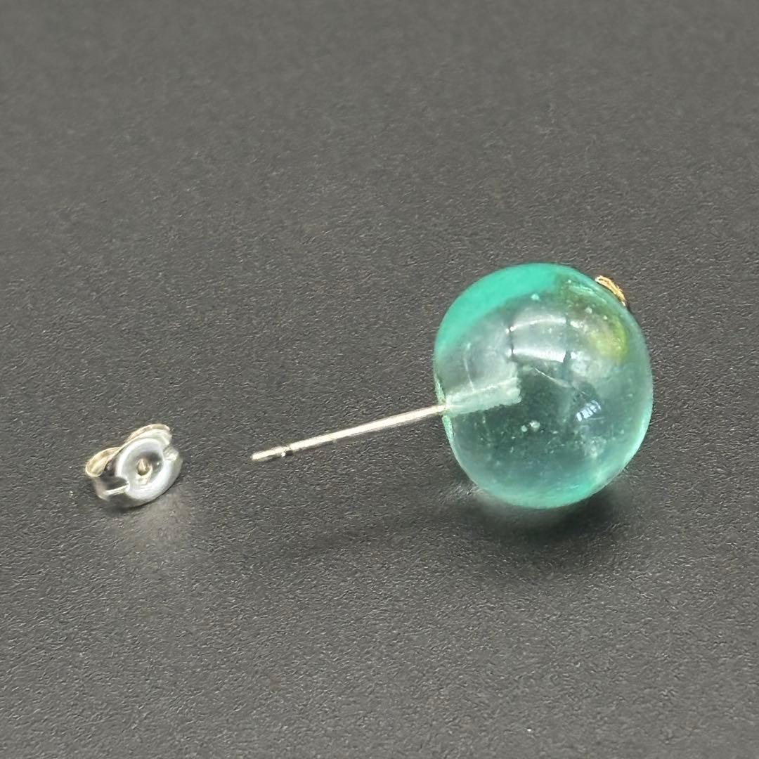 激レア CHANEL ピアス グリポア ココマーク カラーストーン 片耳