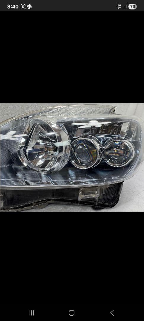 ZVW30 トヨタ プリウス 前期 左右セット ヘッドライト 47-30