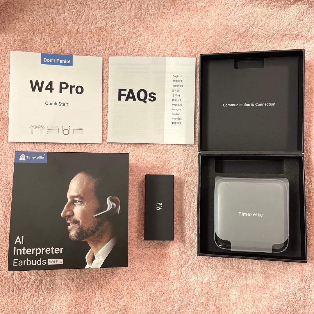 Timekettle W4 Pro 通訳機翻訳機イヤホン