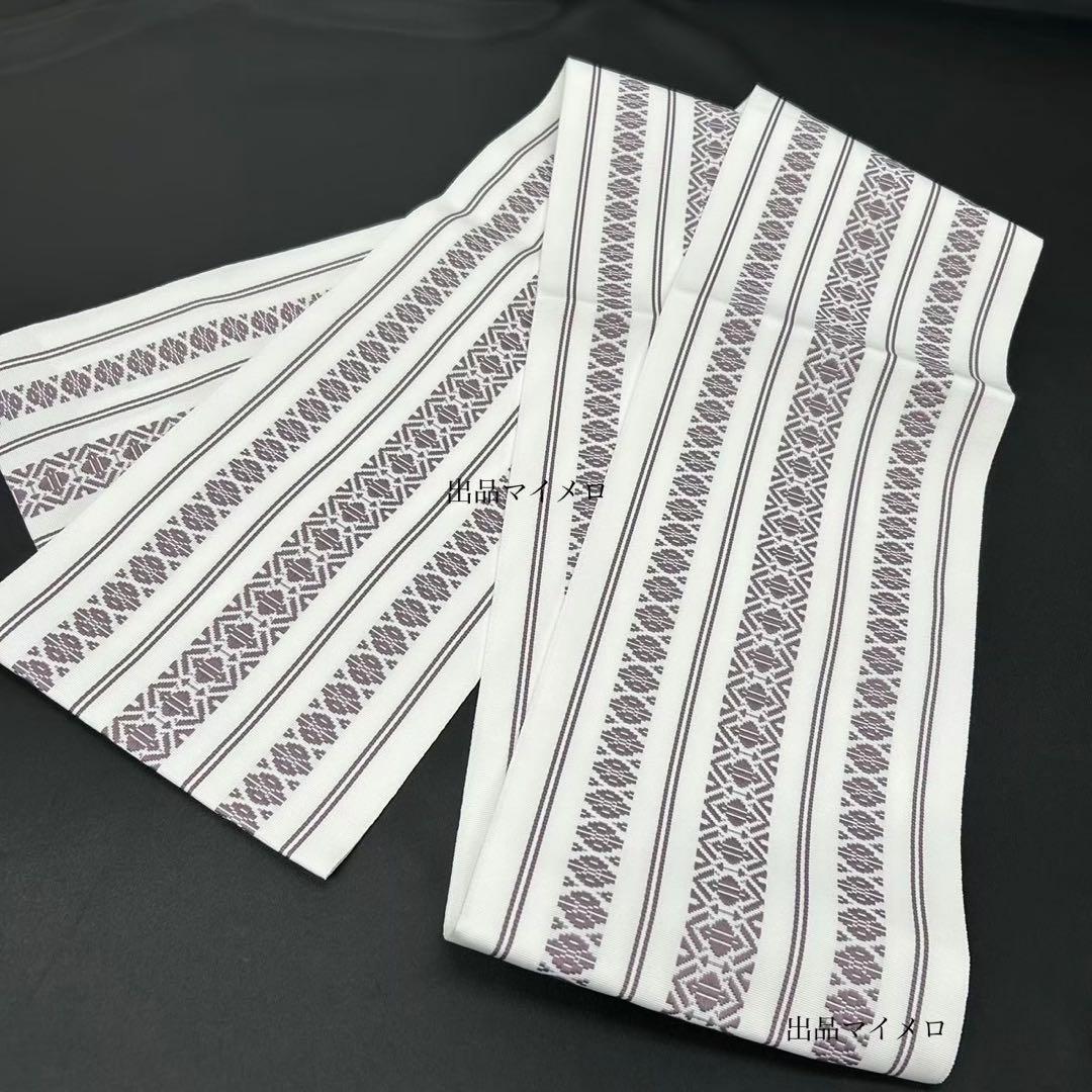 浴衣　夏　単着物　ブルーグレー　吸湿速乾　献上柄　半幅帯　2点セット　0724④