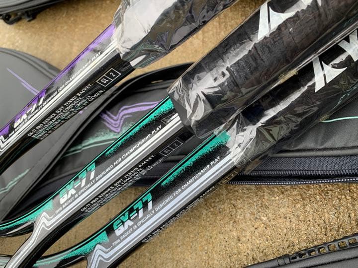 プロケンネックス軟式テニスラケット専用ケース付き3本セット　スポーツ　部活動