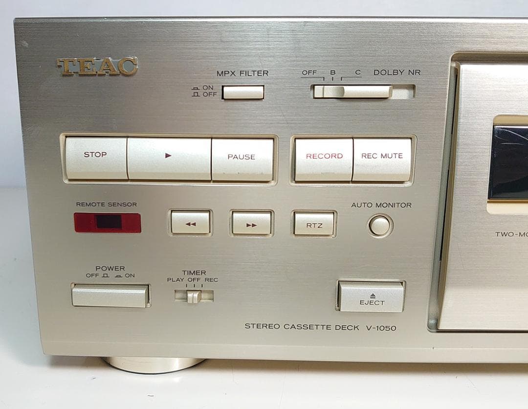 【オーバーホール品】TEAC カセットデッキ「V-1050」動作OK★