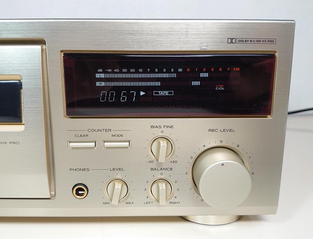 【オーバーホール品】TEAC カセットデッキ「V-1050」動作OK★