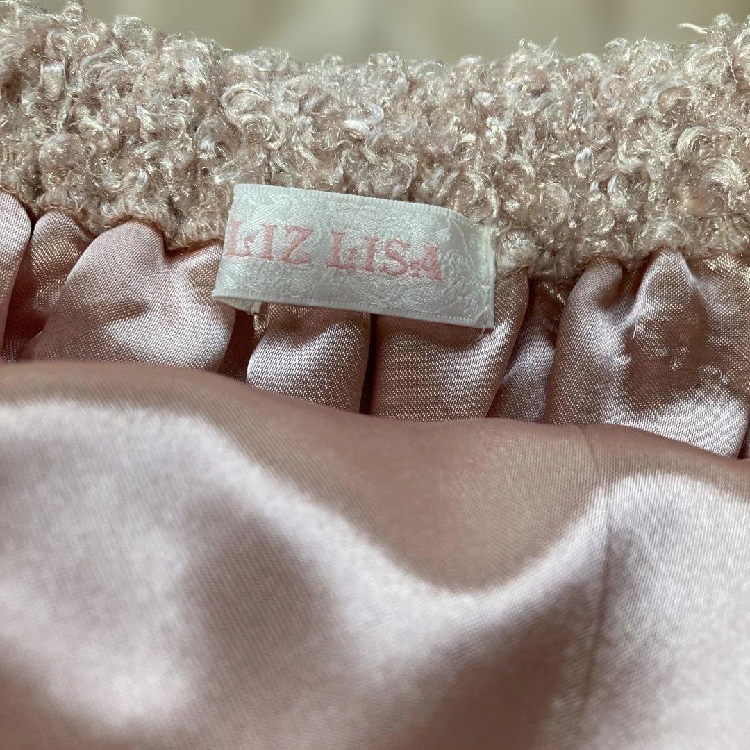 希少LIZ LISA ピンク ノースリーブミニワンピース　ミニドレス