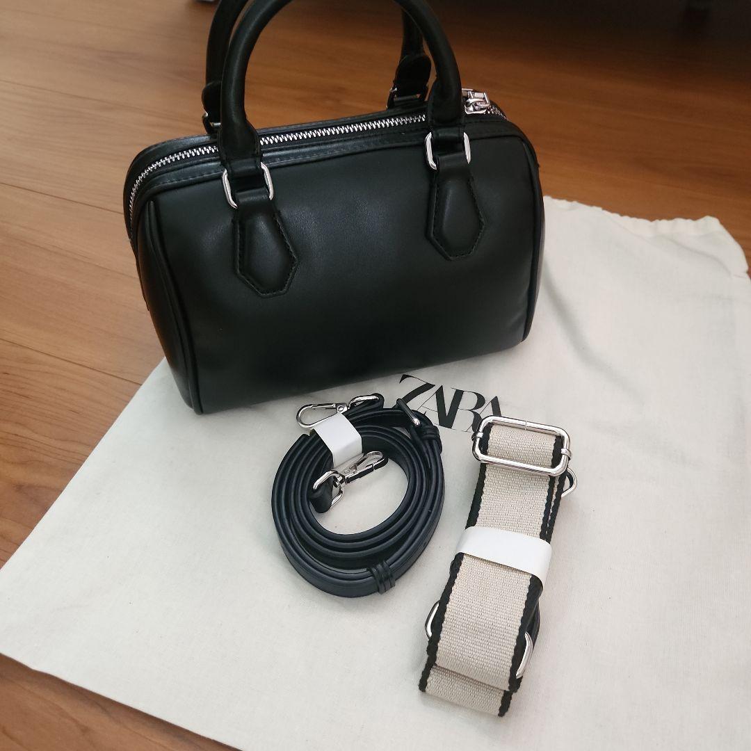 ZARA ブラック シティバッグ　未使用