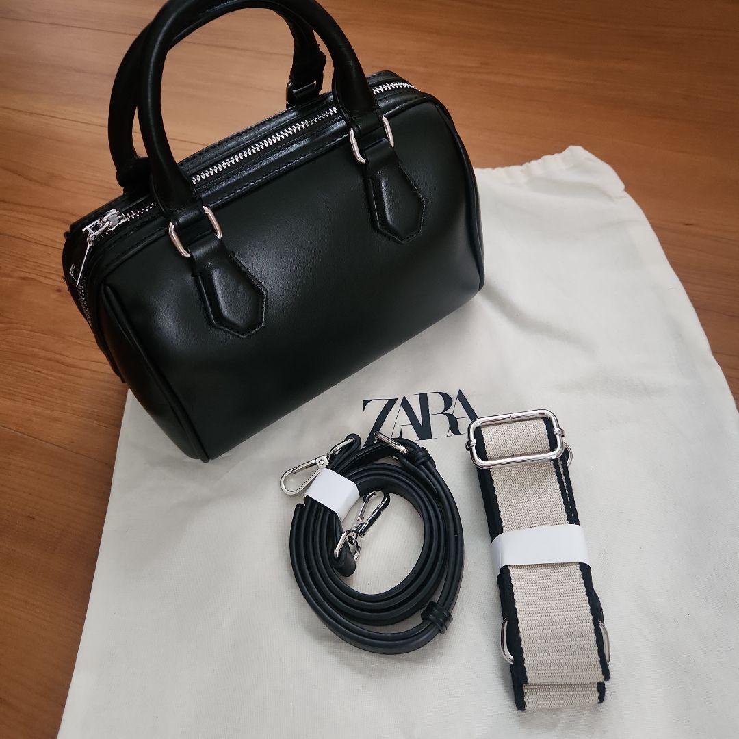 ZARA ブラック シティバッグ　未使用